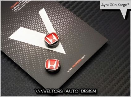 Honda Red Anahtarlık Kumanda Logo Amblem Seti
