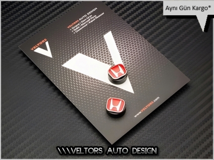 Honda Red Anahtarlık Kumanda Logo Amblem Seti