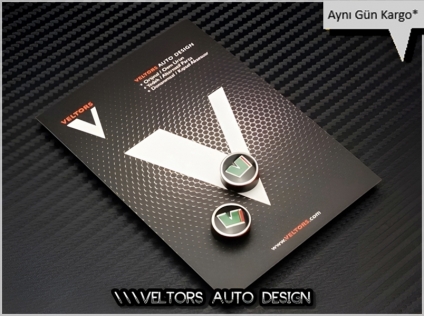 Skoda VRS RS Anahtarlık Kumanda Logo Amblem Seti