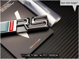Skoda VRS RS Ön Izgara Logo Amblem Seti Skoda VRS RS Ön Izgara Logo Amblem Seti