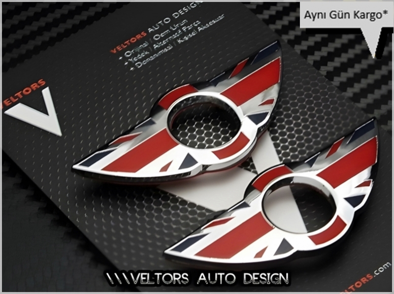 Mini Cooper Krom Kilit Kontrol Çerçevesi Seti