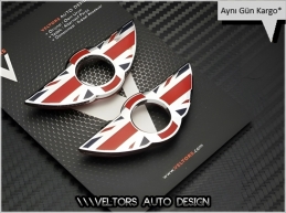 Mini Cooper Krom Kilit Kontrol Çerçevesi Seti