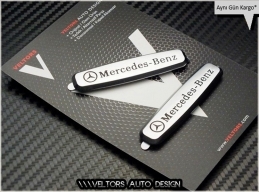 Mercedes Döşeme Paspas Logo Amblem Seti