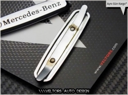 Mercedes Döşeme Paspas Logo Amblem Seti