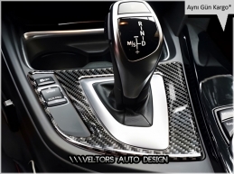 BMW F30 F34 F35 3 ve GT Serisi Carbon Vites Körük Çerçevesi BMW F30 F34 F35 3 ve GT Serisi Carbon Vites Körük Çerçevesi