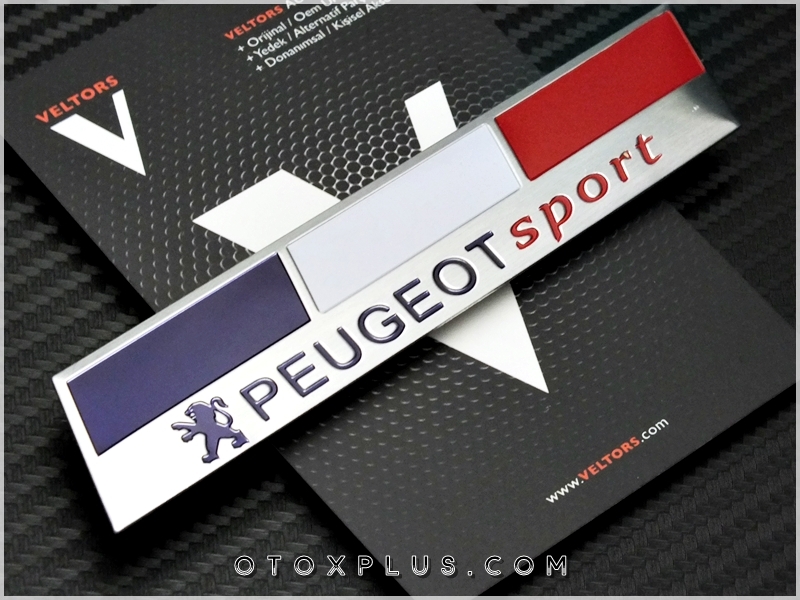 Peugeot Sport Plaket Logo Amblem