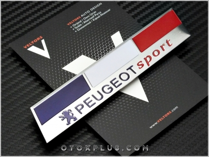 Peugeot Sport Plaket Logo Amblem