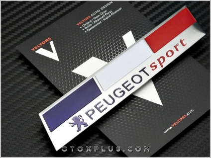 Peugeot Sport Plaket Logo Amblem