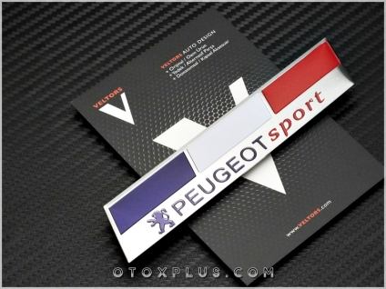 Peugeot Sport Plaket Logo Amblem