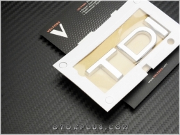 Audi TDI Bagaj Yazı Logo Amblem