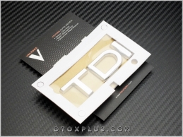 Audi TDI Bagaj Yazı Logo Amblem