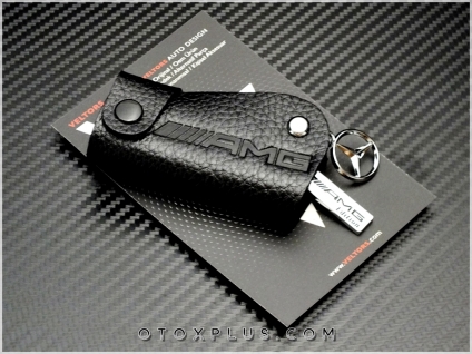 Mercedes AMG Logo Amblem Gerçek Deri AMG Anahtarlık