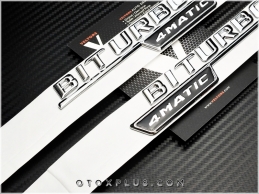 Mercedes AMG BiTurbo 4 Matic Logo Amblem Seti