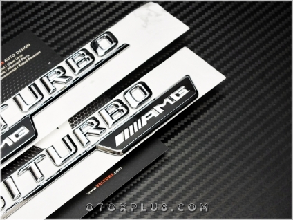 Mercedes AMG BiTurbo Logo Amblem Seti