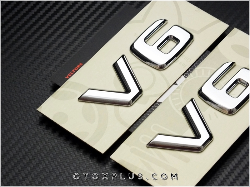 Mercedes V6 Yan Logo Amblem Seti