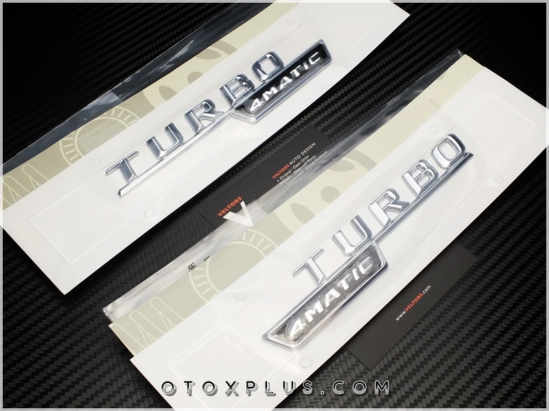 Mercedes AMG Turbo 4 Matic Logo Amblem Seti Mercedes AMG Turbo 4 Matic Logo Amblem Seti