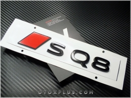 Audi Q8 Black / Siyah S Q8 Bagaj Yazı logo Amblem