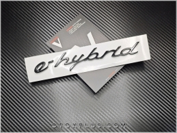 Porsche e-hybrid Yazı e- hybrid Logo Amblem