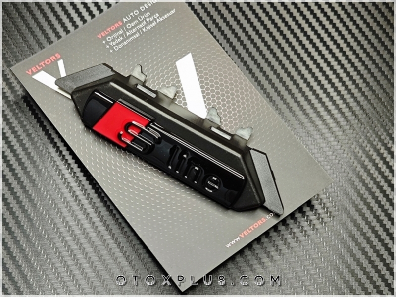 Audi Petekli Izgara Black Siyah S Line Ön Izgara Logo Amblem