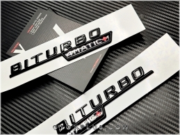 Mercedes Biturbo 4 Matic Logo Amblem Seti