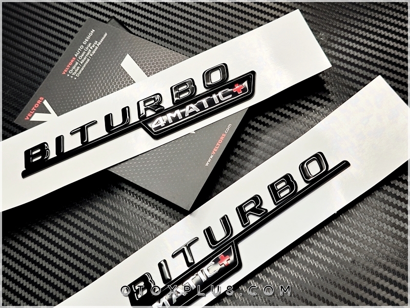 Mercedes Biturbo 4 Matic Logo Amblem Seti