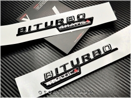 Mercedes Biturbo 4 Matic Logo Amblem Seti