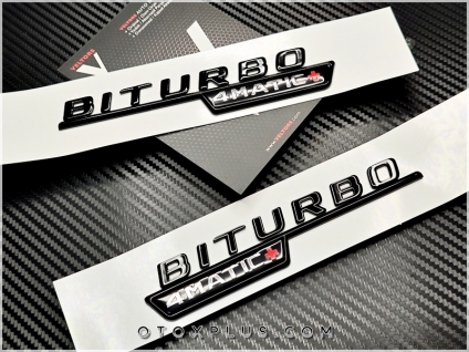 Mercedes Biturbo 4 Matic Logo Amblem Seti