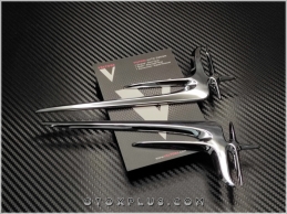 Mercedes Wings Yan Logo Amblem Seti