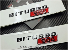 Mercedes BRABUS BITURBO 900 Logo Amblem Seti