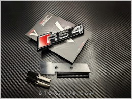 Audi A4 RS4 - RS 4 Ön Izgara Logo Amblem Seti