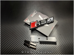 Audi A4 RS4 - RS 4 Ön Izgara Logo Amblem Seti
