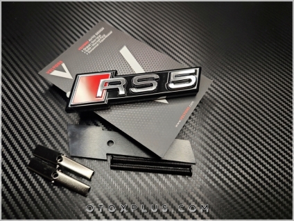 Audi A5 RS5 - RS 5 Ön Izgara Logo Amblem Seti