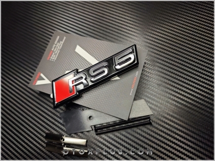 Audi A5 RS5 - RS 5 Ön Izgara Logo Amblem Seti