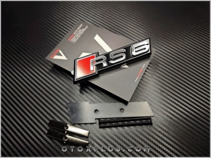 Audi A6 RS5 - RS 6 Ön Izgara Logo Amblem Seti