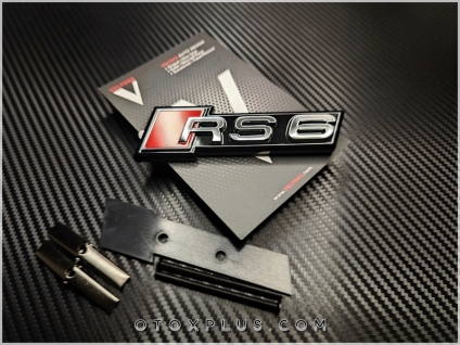 Audi A6 RS5 - RS 6 Ön Izgara Logo Amblem Seti
