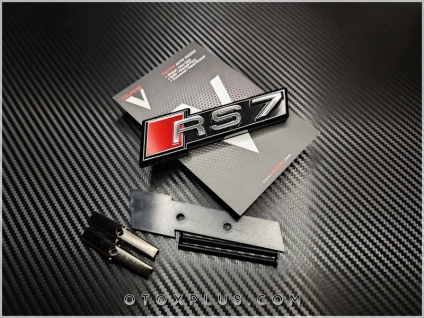 Audi A7 RS7 - RS 7 Ön Izgara Logo Amblem Seti