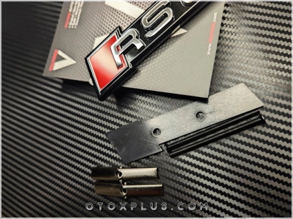 Audi A7 RS7 - RS 7 Ön Izgara Logo Amblem Seti