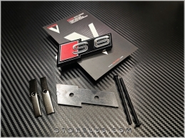 Audi A6 S6 S 6 Ön Izgara Logo Amblem Seti