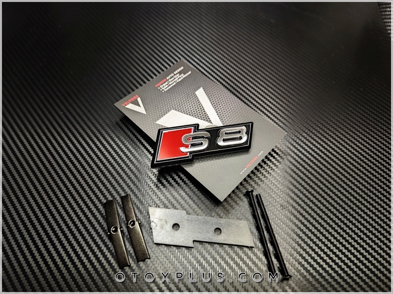 Audi A8 S8 S 8 Ön Izgara Logo Amblem Seti