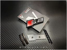 Audi A8 S8 S 8 Ön Izgara Logo Amblem Seti
