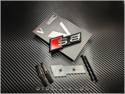 Audi A8 S8 S 8 Ön Izgara Logo Amblem Seti