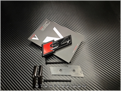 Audi Black / Siyah A4 S4 S 4 Ön Izgara Logo Amblem Seti