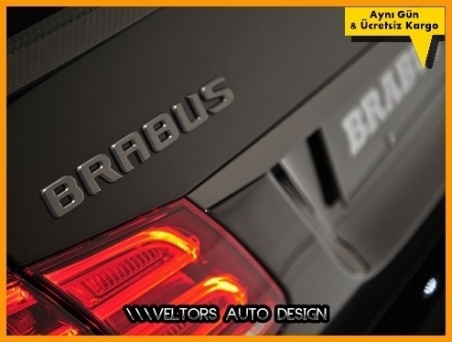 Mercedes BRABUS Bagaj Yazı Logo Amblem