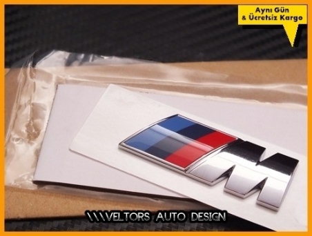 BMW Orjinal M Bagaj Yazı Logo Amblem