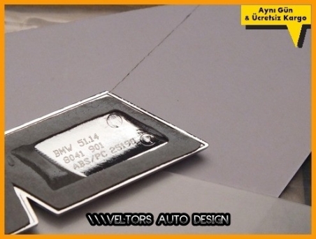 BMW Orjinal M Bagaj Yazı Logo Amblem