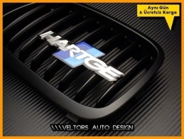 BMW Hartge Ön Izgara Böbrek Logo Amblem BMW Hartge Ön Izgara Böbrek Logo Amblem