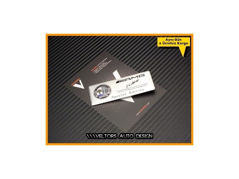 Mercedes AMG Affalterbach Plaket Logo Amblem