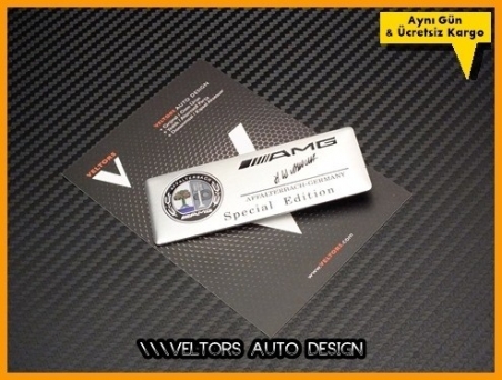 Mercedes AMG Affalterbach Plaket Logo Amblem