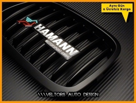 BMW Hamann Ön Izgara Böbrek Logo Amblem