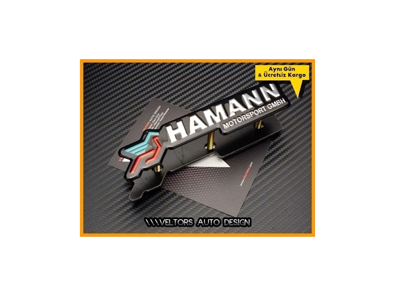BMW Hamann Ön Izgara Böbrek Logo Amblem BMW Hamann Ön Izgara Böbrek Logo Amblem